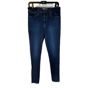 Levi’s 720 High Rise Super Skinny Women Size 32 Dark Wash Blue Jean 32x30